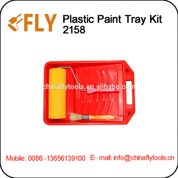 plastic paint tray kit painting roller brush